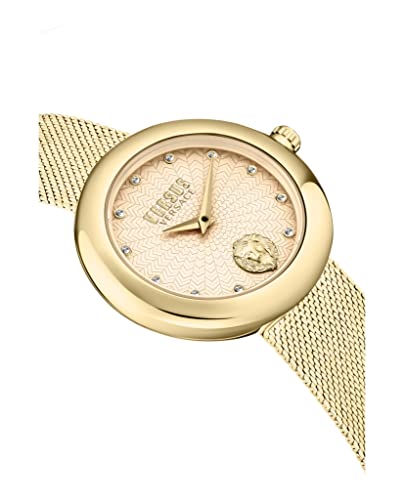 Luxurious Versus Versace Lea Gold Women’s Watch – Elegant Timepiece with Yellow Gold Bracelet and Dial - Image 3
