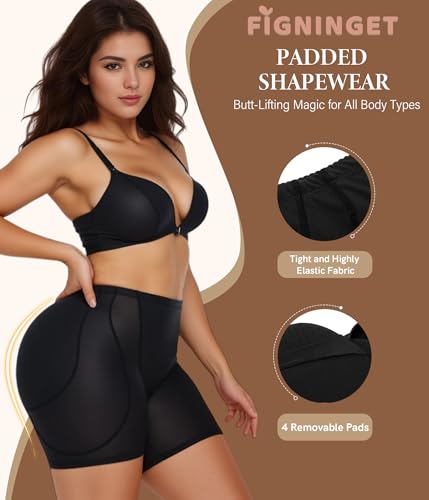 Image of Padded Shapewear Hip Pads Shapewear Tummy Control Butt Enhancer Underwear For Women, Body Shaper Booty Lifter