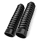Keenso Motorrad Faltenbalg Gummi Vordergabel Staubschutz Stiefel Protector Shock Gaiters Pad Wrap Abdeckung Faltenbalg Motorrad Set
