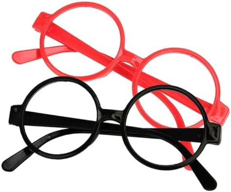 Amazon.co.jp: [Jacaril] 2本セット おもちゃ コスプレ 眼鏡 丸