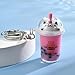 Bubble Teas keychain Cartoon Milk Teas keychains, Fashionable Acrylic Rings