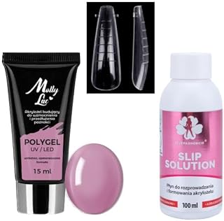 Kit Polygel Bean Paste - Dual Shape, Tip - Slip Solution