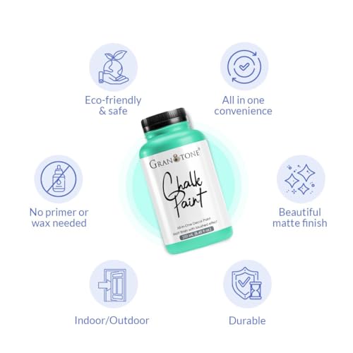Image of GRANOTONE Chalk Paint Turquoise 250 ml Matte Finish