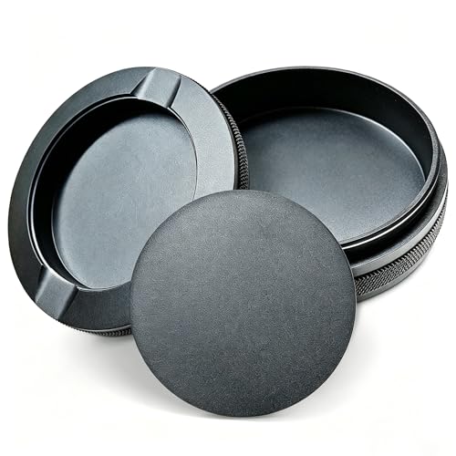 Image of Metal Can | Metal Container | Pouch Container | Small Storage Tin (Black)