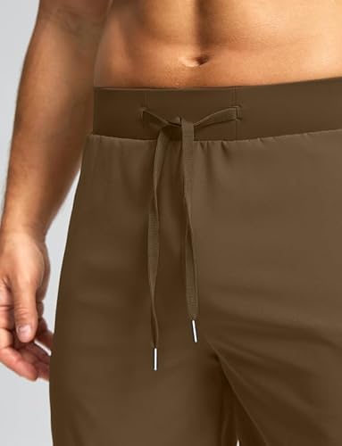 G Gradual Shorts masculinos de treino com bolsos com zíper, 17,8 cm, leve, secagem rápida, academia,