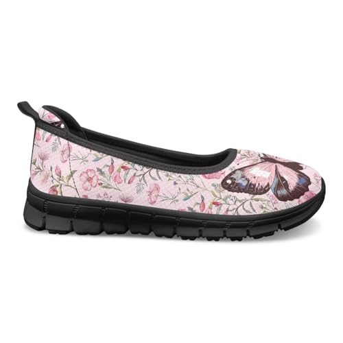 Image of Walking Shoes Women Breathe Mesh Slip On Sneakers Women Comfortable Lightweight
