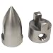Hot Racing SPN05PN Ss Conical Bullet M4 Prop Nut & Drive Dog Tra M41 DCB Spartan