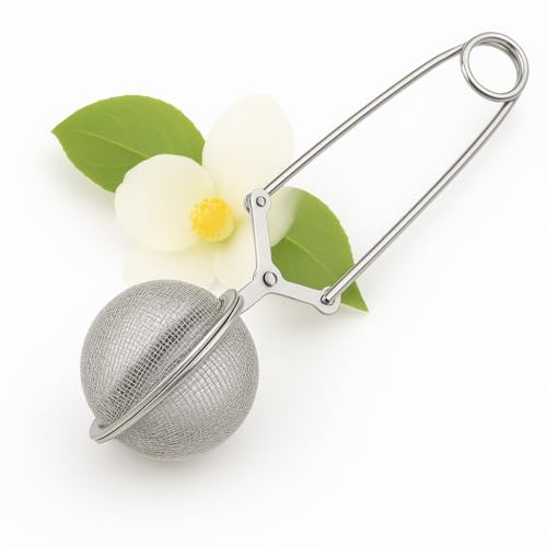 Infusor de Chá Grande 15cm em Aço Inox – Ideal para Ervas e Chás ...