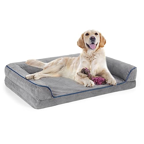 Dog Bed Orthopedic Sofa Dog Beds, Dog Beds for XLarge Dogs, Bolster