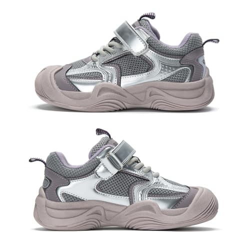 Strap-Closure Kids Sneaker Boys Girls,Wide Toe,Lightweight Running Shoes for Toddlers Little Kids2