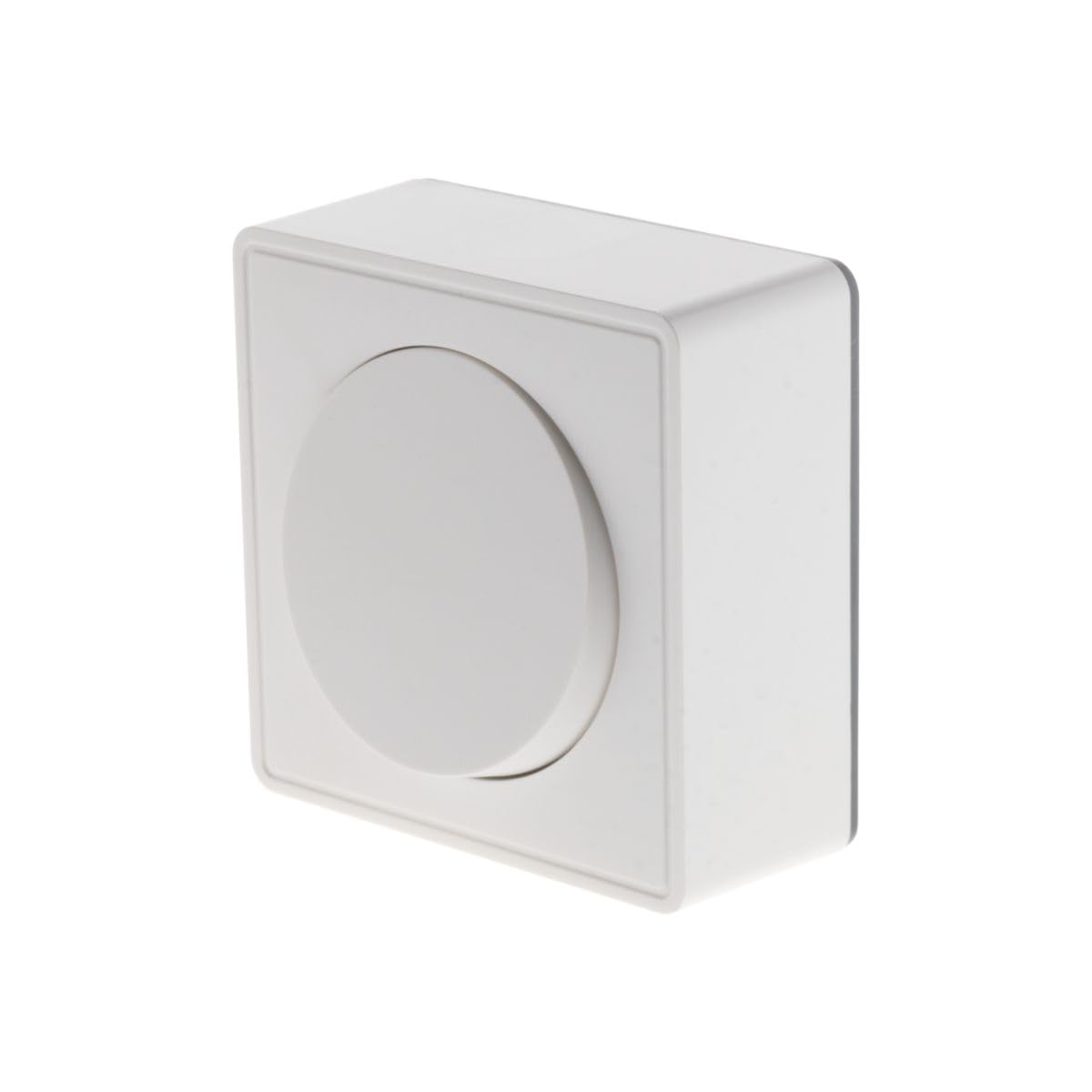 Zenitech - Conmutador sencillo completo 10A blanco de superficie - Gama Vulco