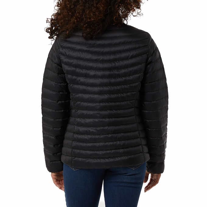 32 Degrees Womens Midweight Down Jacket (Black, M), Medium3