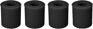 APAAZO 4PCS/set Hot Bed Leveling Column Silicone Solid Spacer Platform Leveler Compatible With CR-10/ CR10S CR-X Ende-3 3D Printer Parts (Color : Black 4 long, Size : 5 Set)