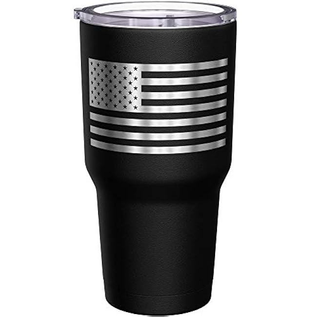 We The People Holsters - Betsy Ross Gadsden Flag - Betsy Ross Mug - American Flag Coffee Travel Mug - American Flag Tumbler - Double Insulated Tumbler - 30 oz
