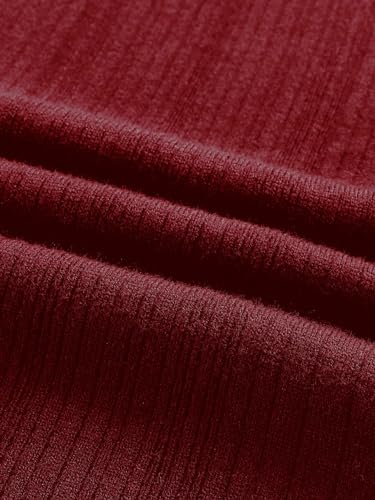 Image of SOLY HUX Women's Off Shoulder Sweaters Long Sleeve Ribbed Knit Slim Fitted Pullover Tops