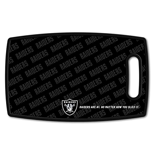 Image of YouTheFan NFL Las Vegas Raiders Logo Series Cutting Board