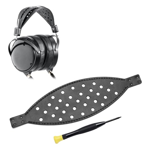 Voarmaks ラムスキン ヘッドバンド ストラップ Audeze LCDシリーズに対応:LCD-2、LCD-2 Classic、LCD-3、LCD-4、LCD-4Z、LCD-X、LCD-XC、LCD-MX4、LCD-GXなど。手作りプロステッチ、ダブル