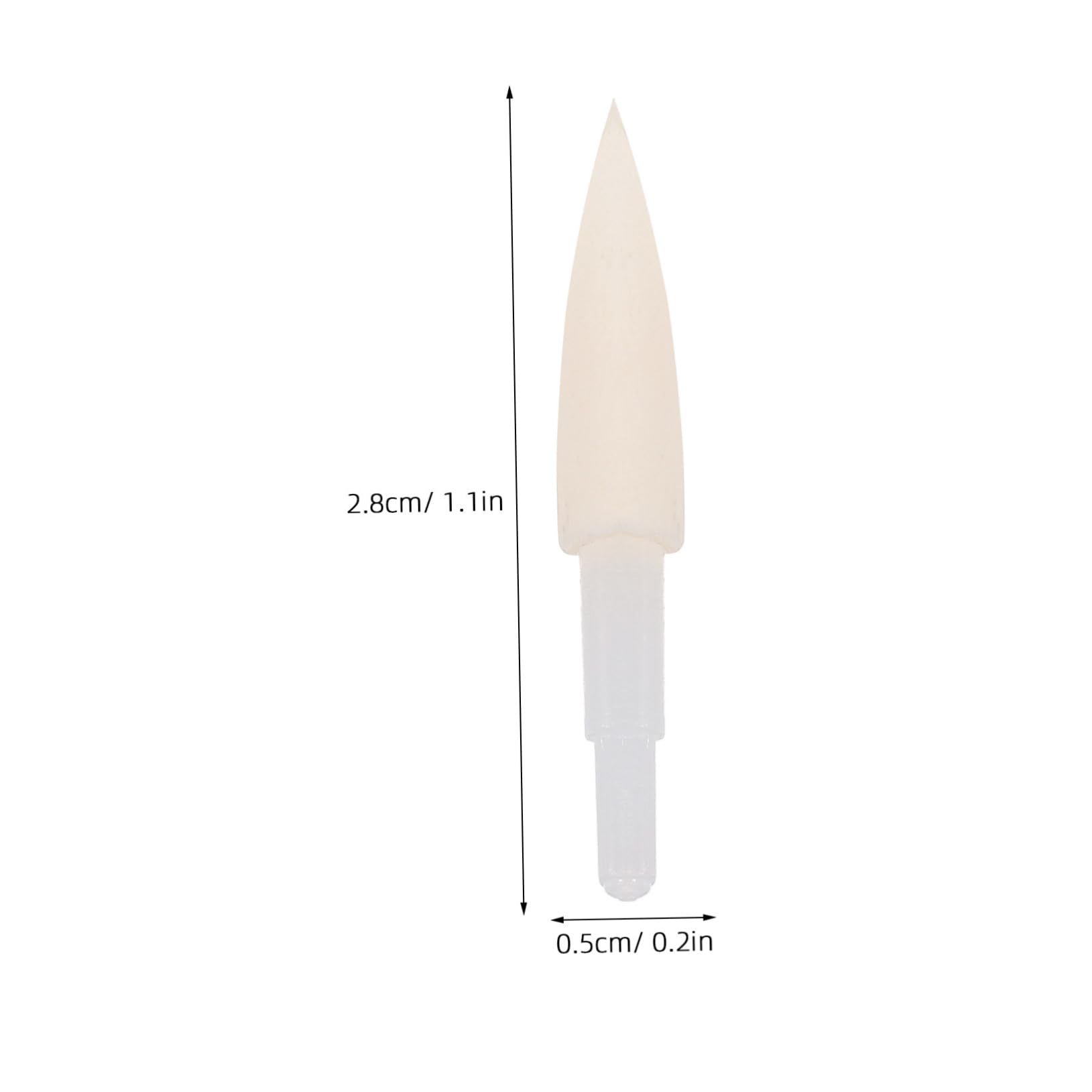 Homoyoyo Upgrade Your Writing 20pcs Sponge Brush Pen Tips for Calligraphy Pen Parts