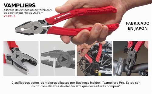 Alicates VamS Pro 8" Vampire Tools VMPVT-001-8 para extracción de tornillos 6