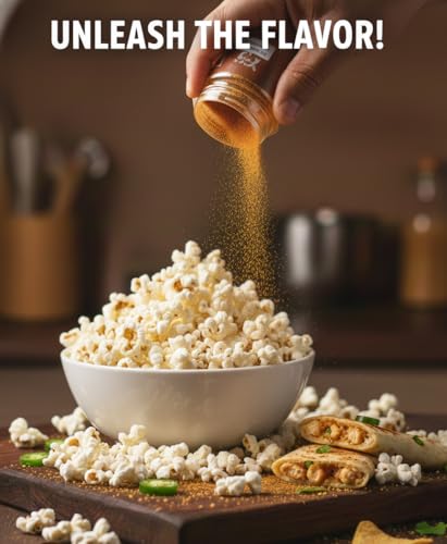 Image of Browntree Mexican Cheese Seasoning Powder-100g| Pack of 2- Each Pack 50g | Popcorn, Fajita, Fries, Taco, Tacos, Nachos, Tortillas, Burrito, Enchilada | Healthy and easy to make