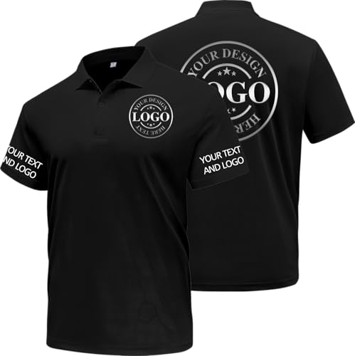 Custom Polo Shirts for Men Women Design Your Own Text Logo Image Personalized Embroidered Print Golf Work Shirts miniatura 1