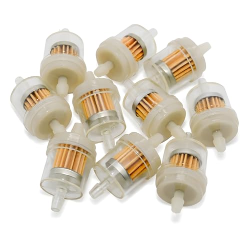 10x Benzinfilter / Kraftstofffilter universal 6 mm