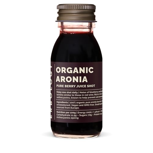 Aroniabeeren-Saft-Shots – 12 x 60 ml