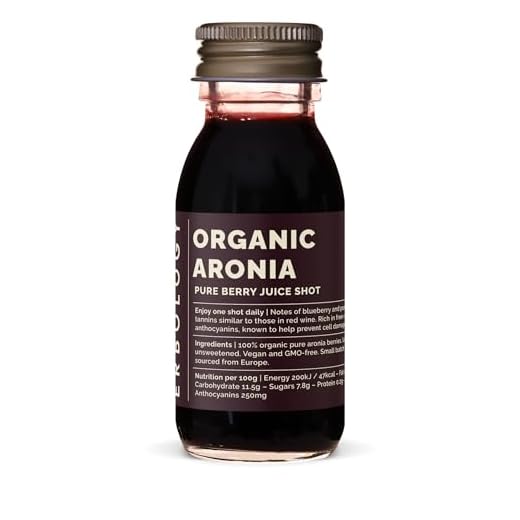 Chupito de zumo de bayas de aronia - 12 x 60 ml