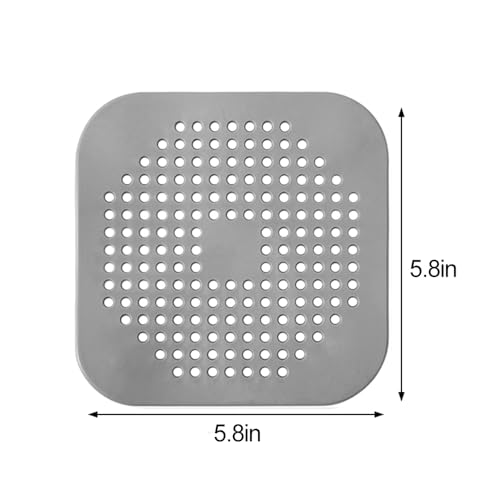 2 Pack protector de drenaje de silicona gris miniatura 2