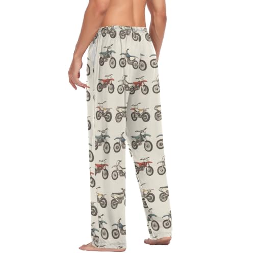 Image of Fisyme Mens Pajama Pants Men's Pajama Bottoms Soft Sleep Lounge Pj Pants