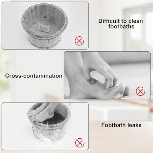 25 liners desechables transparentes para pedicura miniatura 4