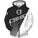GXEBOPS Herren-Hoodies für Vo_LVo 3D-Druck Lässige Kapuzenpullover Pullover Sweatshirts Tops Herbst/A/XL