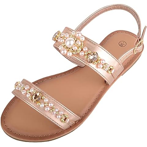 ABSOLUTE FOOTWEAR Girls Slip On Sandals Cover