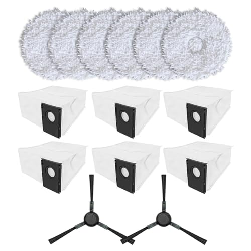 Homeponnew Kit de bolsas de polvo de trapeador para trapeador adecuado para interiores y hogares, lo que permite un trapeado eficiente y cómodo, lo que resulta en suelos limpios y brillantes