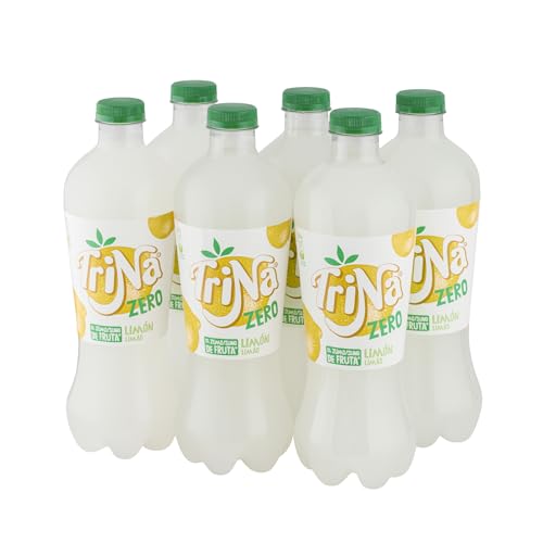 Trina Limón Zero, Refresco Sin Azúcares añadidos, Bebida sin Gas - Botella, Pack 6 x 1,5 L
