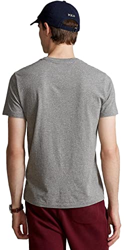 Image of Polo Ralph Lauren Mens Big & Tall Crew Neck T-Shirt (4XB, MetalicGreyHtr)