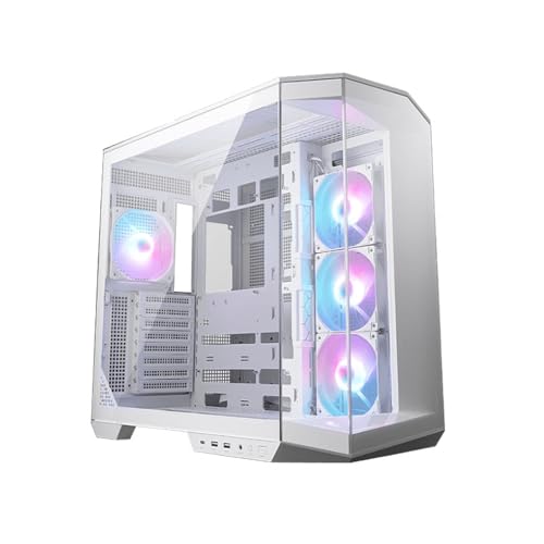 Boîtier PC MSI MAG PANO 100R PZ White moyen tour blanc avec vitre