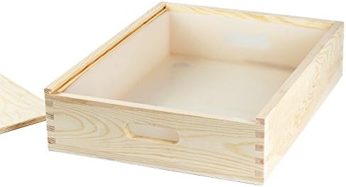 BOOWAN NICOLE Large Soap Molds Rectangle Silicone Liner for 18 Bar Mold with Wooden Box and Lid DIY Handmade Soap Making Tools