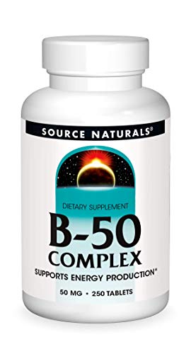 Source Naturals B-50 Complex 50 Mg B-Vitamins For Energy Production Support - 250 Tablets #TOP19
