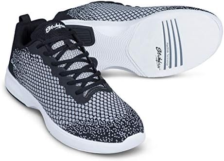 KR Strikeforce Aviator Black/Grey Men's Size 11 1/2 Bowling Shoe with FlexSlide Technology