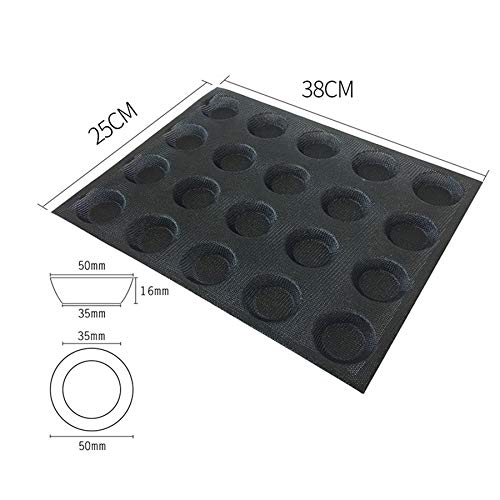 Moule en Silicone à 20 Trous pour gâteau en T Mini Pizza Moule en Silicone à 20 Trous pour gâteau en T Mini Pizza
