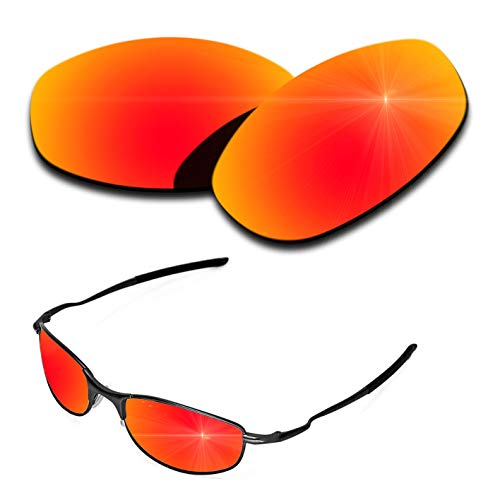 Polarized Replacement Lenses for Oakley Tightrope - Orange Red Mirrored Coating