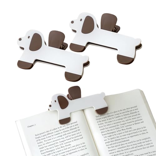 Support de page en forme de chien pour lire les mains libres au lit ou en cuisine