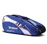 Hm Vicyy Badminton-Tasche Badmintonschlägertasche,Einzelschulterrucksack,tragbare tragbare Rucksack-Tennistasche,Optional Mehrfarbig