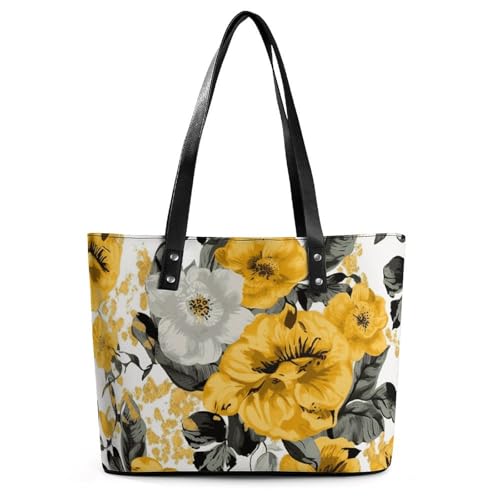 Sac à main en cuir exquis motif litchi élégant rose et jaune pour femme