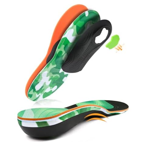PCSsole Plantar Fasciitis Insoles Men & Women - 220+lbs Heavy Duty Arch Support Insert - Shoe Inserts Flat Feet- Orthotics Inserts for Standing All Day - for Arch Pain & Heel Pain Cover