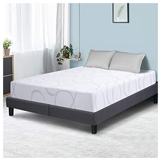 PrimaSleep 9 inch Aurora Multi-Layered I-Gel Infused Memory Foam Mattress, Full