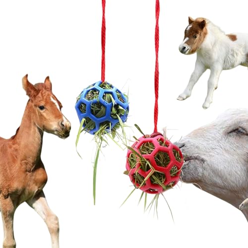 Foycow 2 Pcs Hay Feeder Ball