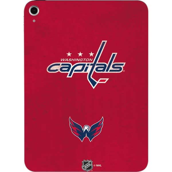 Skinit Decal Tablet Skin Compatible with iPad 11th Gen (2025) - Officially Licensed NHL Washington Capitals Distressed Design
