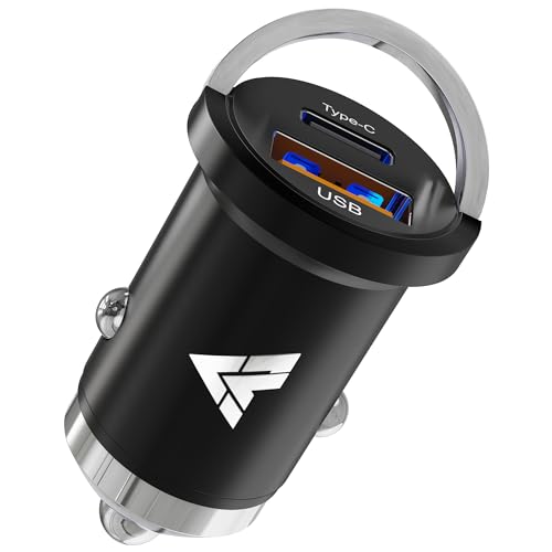 Image of Dr Vaku Voltryder 63W Pd Qc 3.0 Car Charger Dual Port Output Fast Charging Type C USB Adapter for iPhone 15 /15 Plus /15 Pro /Max /14 /13 /12 /11 Series, Samsung & Other Devices 2 Years Warranty, Black